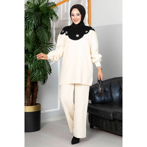 Nouvelle saison vêtements islamiques d'hiver pour femmes robe Abaya caftan tunique Dubaï mode islamique musulmane robes islamiques de fabrication turque - Product Image 2
