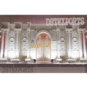 Panel de fibra de boda moderno escenario Hamilton Recepción de boda de lujo escenario de fibra gran escenario de recepción de boda asiático - Product Image 1