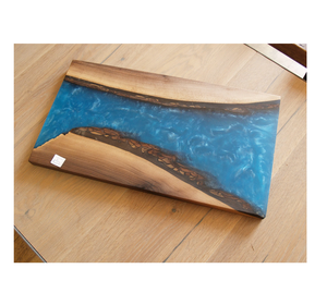 Planche à découper en bois de manguier et résine Accessoire de cuisine Planche à fromage de service produit le plus vendu de qualité incroyable - Product Image 6