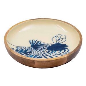 Round Wooden <b>Salad</b> <b>Serving</b> <b>Bowls</b> Using for Kitchen and Dinnerware Handmade Natural Acacia Wooden <b>Bowl</b> With Spoon Vintage Design - Product Image 5