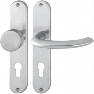 Marseille E58/302/1138Z Long Plate Set HOPPE Stainless Steel F69 PZ 72mm DIN Left/Right for Blinds <b>Shades</b> & Shutters - Product Image 3