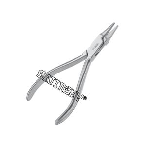 Pince plate Goslee Instruments dentaires striés de 13 cm Instruments en acier inoxydable fabriqués avec AISI 420 de bonne réputation - Product Image 2