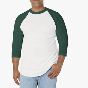 Venta al por mayor de los hombres Slim manga larga sólido Casual algodón deportes Regular Fit O-cuello camiseta logotipo personalizado Serigrafía - Product Image 1