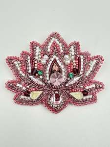 เข็มกลัดประดับลูกปัด งานแฮนด์เมด ดีไซน์เนอร์คุณภาพสูง เครื่องประดับดีไซน์เฉพาะตัว สีสันปรับแต่งได้ แบบดั้งเดิม/ทันสมัย/โบราณ MS - Product Image 2