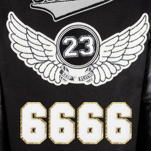 Nueva Chaqueta Varsity de Invierno 2025 para Hombre, Personalizada con Apliques Bordados, Cuello Alto y Logotipo Frontal, para Mayoristas - Product Image 5