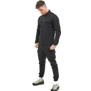 Nuevo diseño polar Unisex grueso 100% algodón Jogging chándal de hombre transpirable Casual logotipo personalizado chándales - Product Image 1