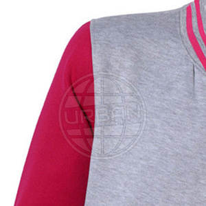 Venta al por mayor Plus Size Men's 100% Cotton Letterman Jacket con Stand Collar para uso al aire libre - Product Image 6