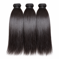 Extensions de Cheveux Humains 100% Naturels Remy, Lisses, Tissage Birman, 14-32 Pouces, Vente en Gros Personnalisée