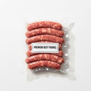 ฮอทด็อกเนื้อแช่แข็งพร้อมปรุงฉ่ำและรสชาติเหมาะสำหรับงานบาร์บีคิวโรงแรมรถบรรทุกอาหารและร้านค้าปลีก - Product Image 2
