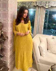 Traditional Party Sharara <b>Kurti</b> Set Ready to Stitch Dress <b>for</b> <b>Women</b> - Product Image 1