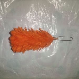 Hackle de plumas de pato de diseño personalizado de alta calidad 2024, venta al por mayor, teñido crudo y lavado con patrones naturales para aplicaciones de boda - Product Image 3