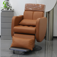 JINCHENG kursi Salon penata rambut elektrik, kursi menata hidrolik kursi tukang cukur kulit sintetis furnitur Salon