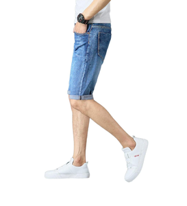 Vente en gros de shorts élégants en jean pour hommes design personnalisé pantalon en coton lavé approvisionnement OEM à la mode depuis le Bangladesh - Product Image 6
