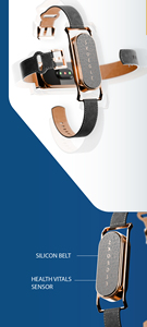 สายรัดข้อมืออัจฉริยะ GPS สีแดง | เครื่องติดตามกันน้ำระดับ IP67 | เครื่องระบุตำแหน่ง Wi-Fi | อุปกรณ์แจ้งเตือนสุขภาพแบบยูนิเซ็กส์ที่ทนทานและสะดวกสบาย - Product Image 5