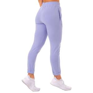 Meilleure qualité hiver femmes vêtements de sport décontractés pantalons de survêtement taille haute élastique 100% coton Anti-rides coupe de botte - Product Image 3
