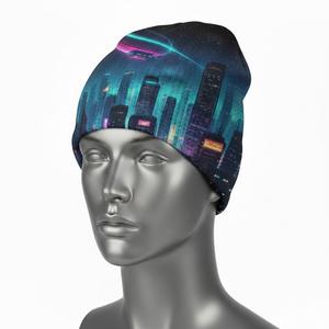 Winter Beanies for Women Men Unisex Knitted Winter <b>Cap</b> Casual Solid Hip-hop Snap Slouch Hat New jacquard 2026 - Product Image 2