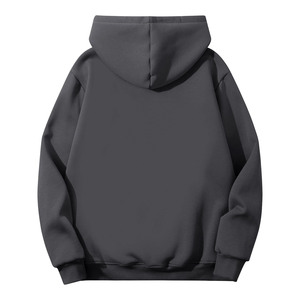 Pull-over à capuche surdimensionné pour hommes avec logo brodé personnalisé Sweat-shirt à capuche en coton mélangé de haute qualité Basics Streetwear Puff Printing Logo Fleece - Product Image 2