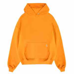Sweat à capuche pour homme 100% coton éponge française coupe régulière Logo personnalisé brodé hiver couleur unie lourd surdimensionné Streetwear - Product Image 1