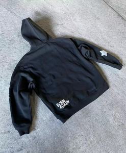 Personalizado 3D Puff/espuma impresa 400GSM peso pesado recortado Sudadera con capucha patrón sólido 100% algodón XL tamaño sin cuerda gráfico para hombres - Product Image 3