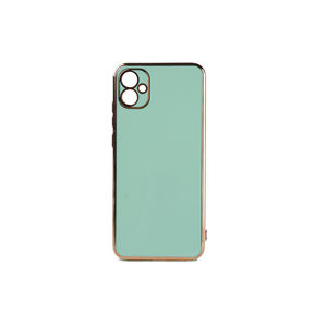 Coque en silicone souple pour Samsung Galaxy A04E avec design isolé - Finition mate vert clair - Product Image 1
