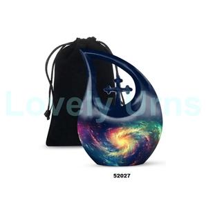 กล่องใส่เถ้ากระดูกของคนสำหรับตกแต่งขี้เถ้าของตกแต่งรูปไม้กางเขนของจักรวาลพร้อมถุงกำมะหยี่ไม่ซ้ำใคร - Product Image 6