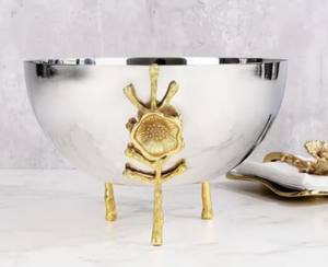 Bol de service en bois et métal transparent, écologique, fait à la main, prix bas, vase à fleurs, utilisation domestique, lave-vaisselle - Product Image 5