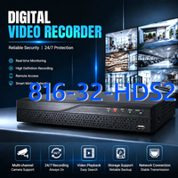 Grabador NVR de 32 Canales 816-32-HDS2, Sistema de Seguridad CCTV H.265, Almacenamiento en Disco Duro de 8 Bahías, Cámara IP de Video en Red, Monitoreo Remoto