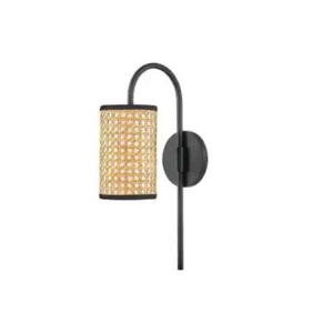 Lámpara Colgante LED de Ratán y Hierro Hecha a Mano al por Mayor con Opciones Personalizables - Product Image 3