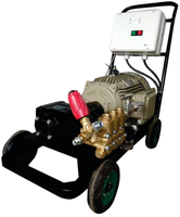 Nouvelle nettoyeuse haute pression diesel robuste pour surfaces, 350 bars, 3 CV, triphasée, avec tuyau de 10 m et transmission par engrenages, pour voitures (Inde)