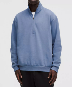 Cárdigan ajustado de punto de algodón para hombre con media cremallera y cuello de solapa, sudadera recortada elegante de manga larga, tendencia Otoño Invierno 2025 - Product Image 1