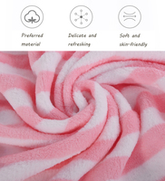 Ensemble de serviettes de bain et de douche en polaire corail Séchage rapide Très absorbant Doux Confortable Polyester pour un usage quotidien pour adultes Hôtels