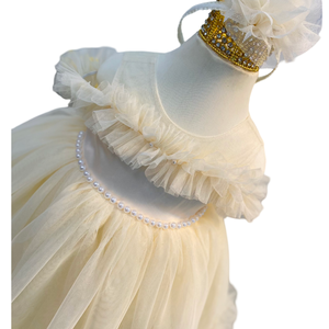 Robe à manches courtes personnalisable pour filles, couleurs de tissu populaires pour les mariages, anniversaires et vacances-ODM/OEM pour enfants de tous âges - Product Image 1