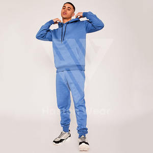 Chándales de hombre 2025 a granel, Material de lana de algodón a la moda, cuello con capucha, ropa de calle, chándal para invierno - Product Image 2