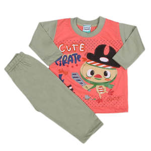 Traje de 2 Piezas de Manga Larga para Niños - Verde - Product Image 5