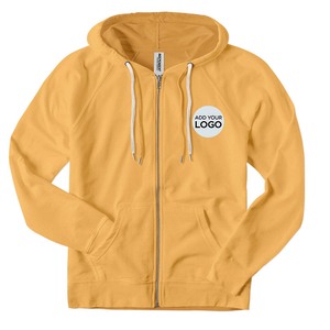 Sudadera con Capucha Ligera de Felpa con Cremallera Completa Tri-blend Bella Canvas de BELLA+CANVAS - Product Image 5