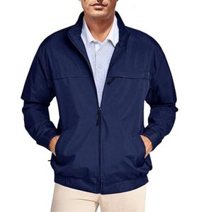 Veste coupe-vent légère et décontractée d'automne pour hommes avec poche veste de printemps imperméable pour hommes - Product Image 6