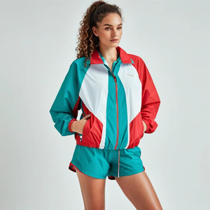 Custom <b>Colour</b> Waterproof Lightweight Polyester Nylon Men Track Suits Outdoor Nylon Windbreaker Tracksuit <b>Set</b> Unique Design - Product Image 1