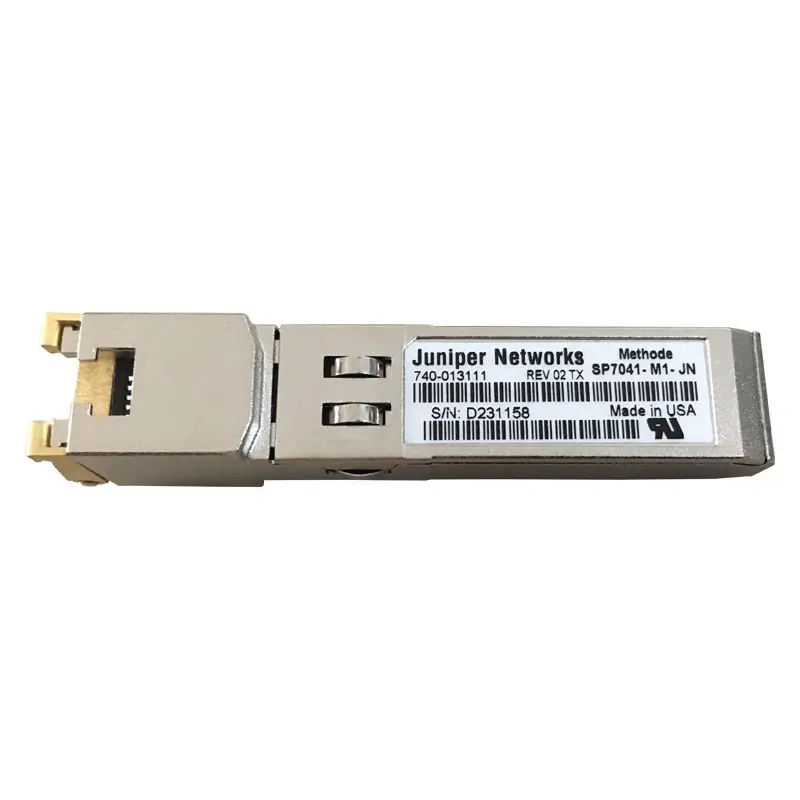 Hoge Kwaliteit Jeneverbes Sfp Jeneverbes Koper Sfp SRX-SFP-1GE-T Kleine Vormfactor Pluggable 1000base-t Gigabit Ethernet Module