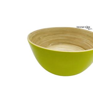 2024 bols de service en bambou jetables écologiques personnalisés décor à la maison vintage prix compétitif pour les fêtes naturelles - Product Image 5