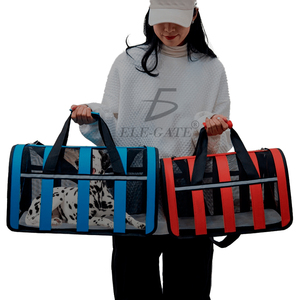 Borsa Trasportino Grande per Animali Domestici, Comoda e Sicura per Viaggiare, per Cani e Gatti, Traspirante e Regolabile, Forma Quadrata - Product Image 6