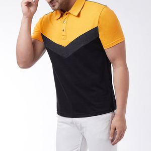 Polo premium para hombre, liso, negro, de manga corta, tela de algodón transpirable, corte ajustado, informal, moderno, para verano. - Product Image 3