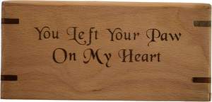 Urna para mascotas Peaceful Pet Memorial Recuerdo Cremación para perros Gatos Caja de urna de animales pequeños con grabado personalizado - Product Image 2