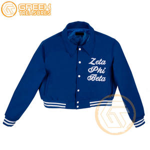 Veste universitaire Zeta Phi Beta personnalisée vêtements de sororité blason brodé en polaire respirant de haute qualité et lettres pour femmes - Product Image 3
