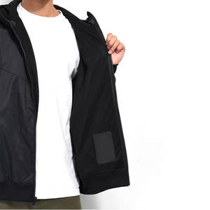 Veste coupe-vent en toile sur mesure pour homme Meilleur design Vêtements décontractés avec col montant Vente en ligne - Product Image 5