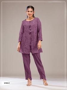 Costume pakistanais de qualité supérieure, brodé, pour les fêtes, les mariages et les festivals, disponible à un bon prix - Product Image 3