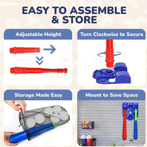 Équipement d'entraînement de haute qualité avec des matériaux durables pour l'entraînement en équipe, ensemble de frappe de baseball pour enfants - Product Image 3