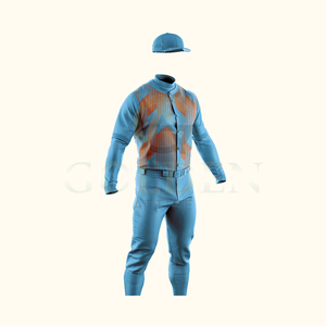 Prix d'usine, haute qualité, vente chaude, uniforme de baseball personnalisé pour hommes, vêtements de sport, maillot de baseball brodé - Product Image 2