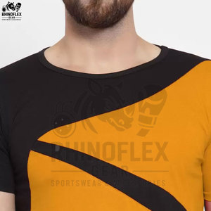 Haute qualité personnalisé poids lourd personnalisé hommes t-shirt 100% coton sonnerie réglable nouveauté t-shirt pour hommes - Product Image 6