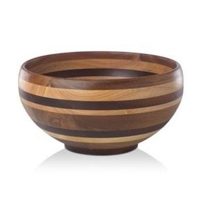 Bol de yoga fait à la main en bois massif de forme ronde articles d'hôtel de haute qualité pour les repas de table respectueux de l'environnement pour les fêtes bol japonais - Product Image 4