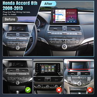 Mejor precio 9 "1280*720 Ips pantalla 4 Core 2G + 32G reproductor de coche Audio estéreo navegación Gps Android Radio de coche para Honda Accord